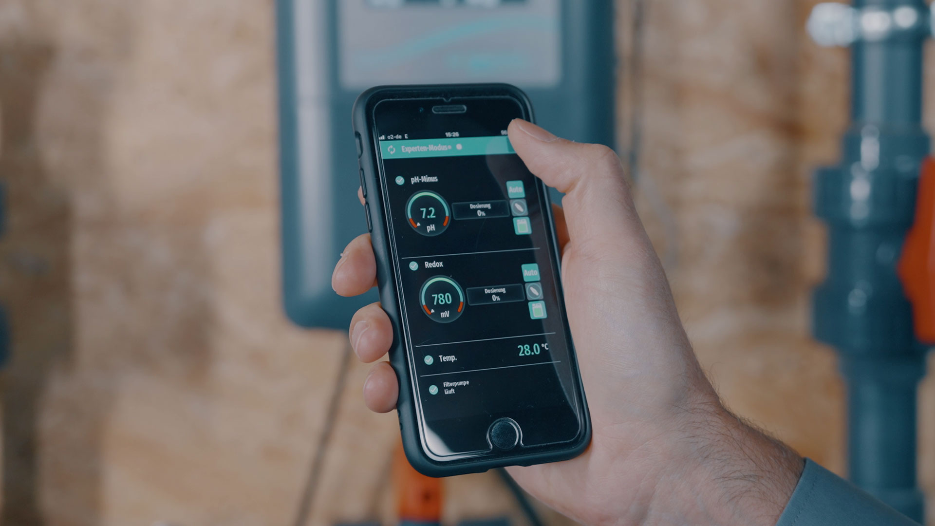 Application Smart Easy Bayrol piscine connectée smartphone