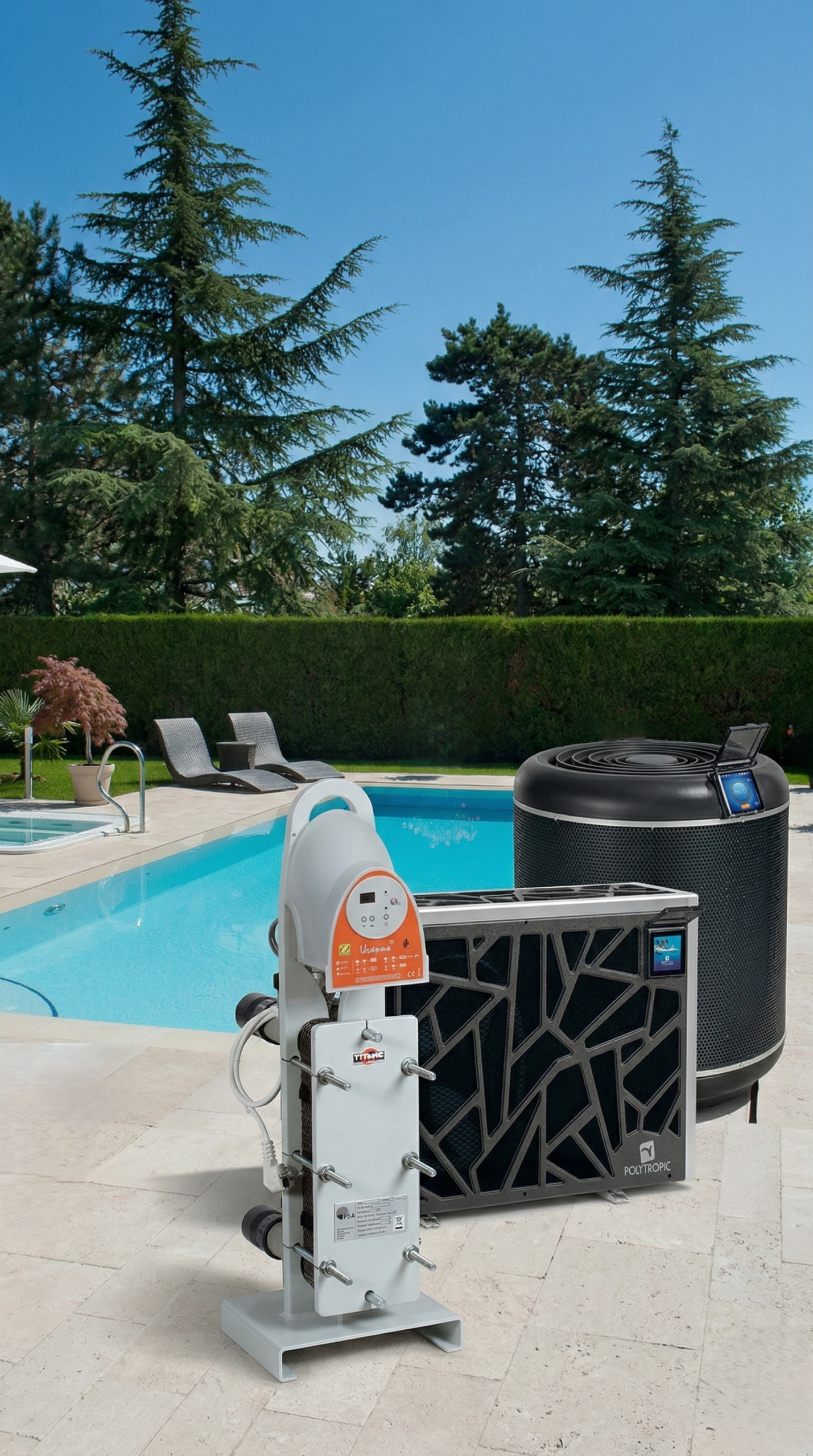 Chauffage de piscine par pompe à chaleur ou échangeur de chaleur en Suisse par Astro Piscines Chauffage de piscine par pompe à chaleur ou échangeur de chaleur en Suisse par Astro Piscines
