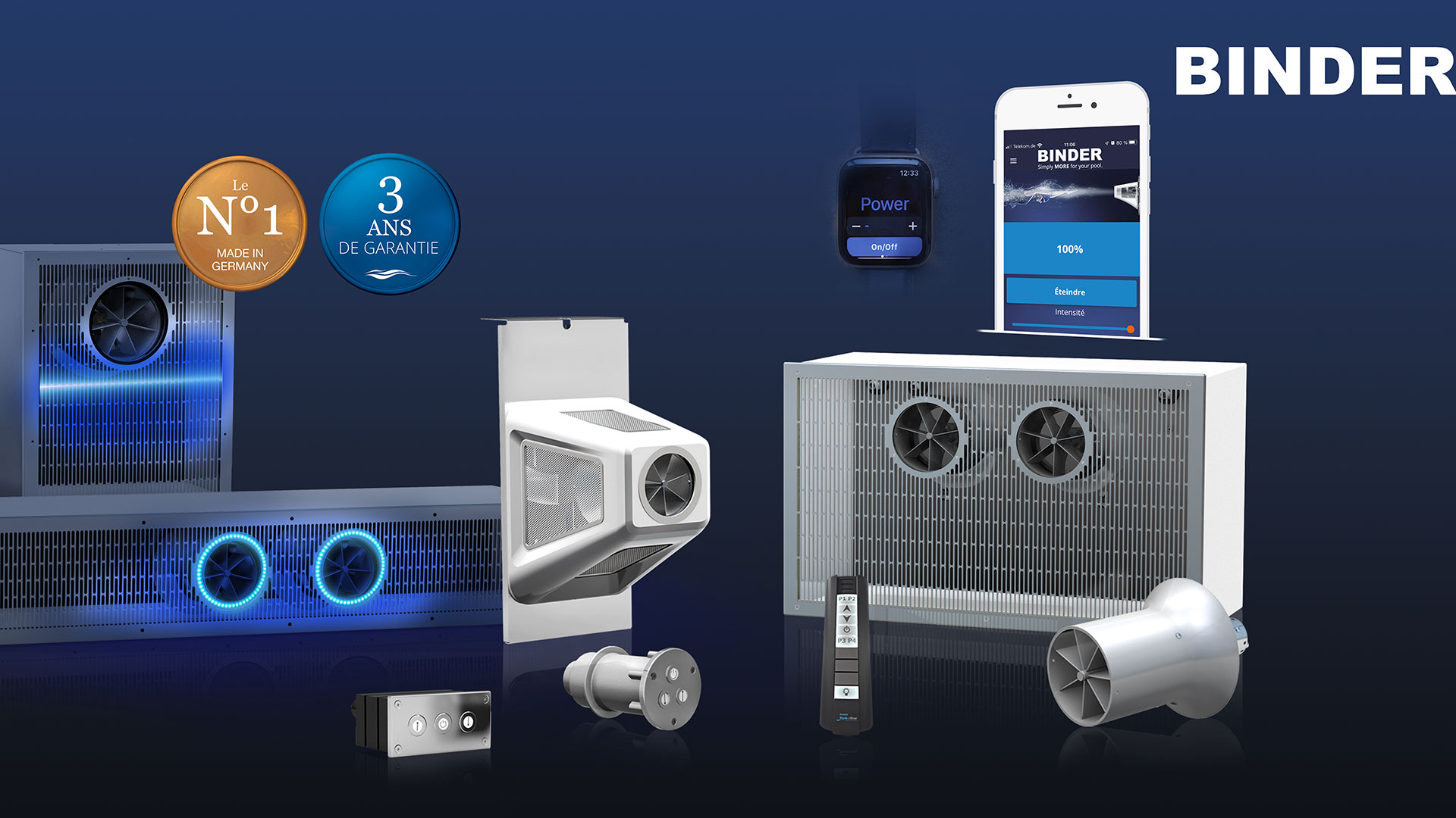 Famille nage contre-courant piscine fitness bien-être