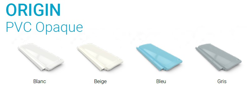 Lames Origin PVC Opaque de couverture automatique