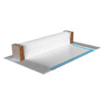 Volet hors sol grand bassin Top Comfort AquaTop inox 316L IPE