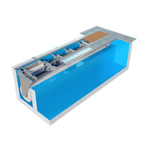 Volet immergé piscine Skimmer Line AquaTop Genève