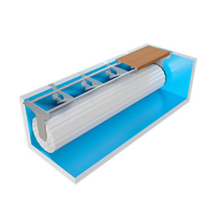 Volet piscine compact Slim Line AquaTop encombrement réduit