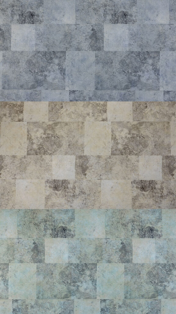 Gamme coloris PVC armé Alkorplan Ceramics Evolve effet céramique