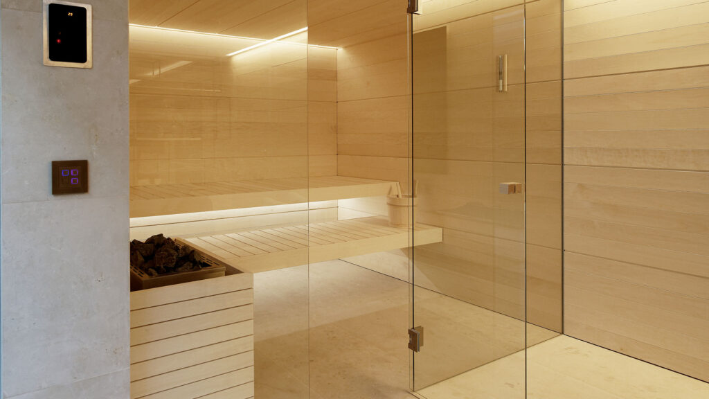 Sauna finlandais à Corsier