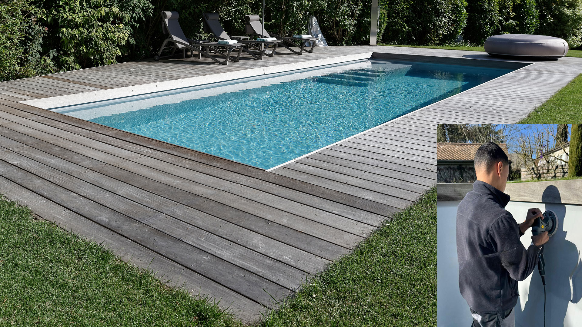 Rénovation coque dans le canton de Vaud par Astro Piscines