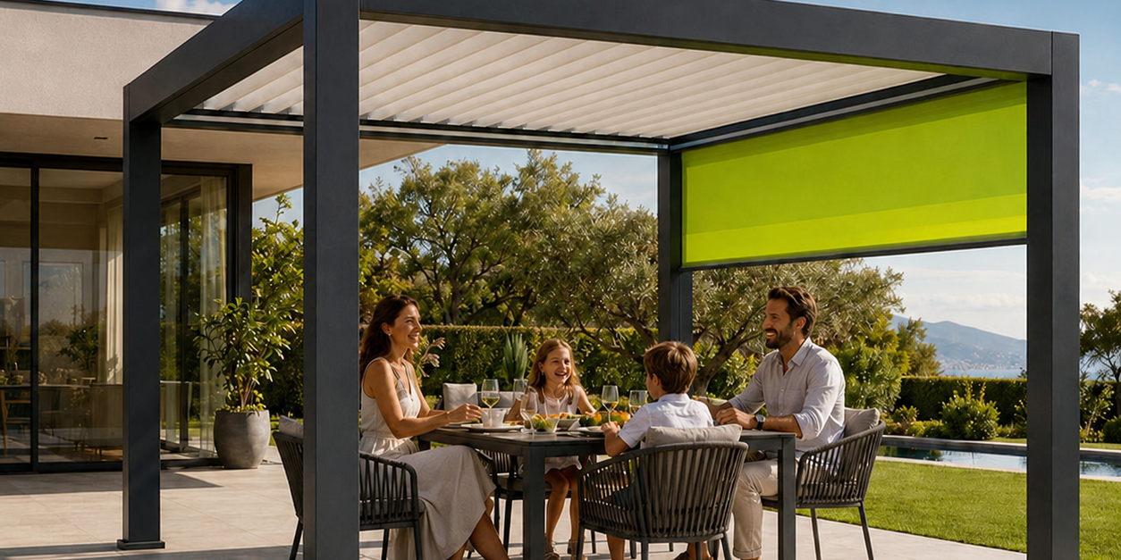Pergola bioclimatique 4mx4m